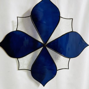 Petals Stained Glass Suncatcher (Made to order)