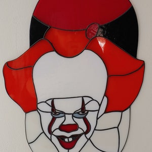 Evil Clown Stained Glass