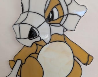 Dinosaur-like Stained Glass Suncatcher Fan Art