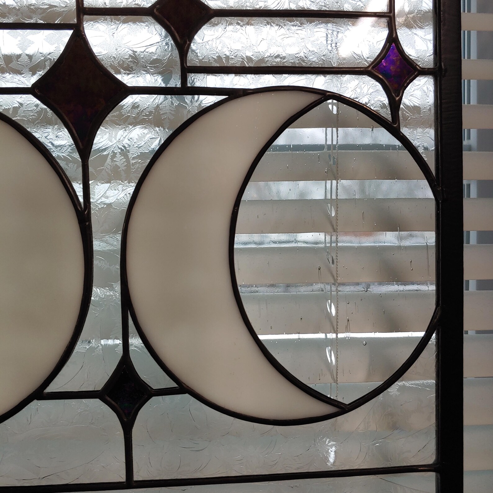 Moon Phase Stained Glass (made to Order) - Etsy