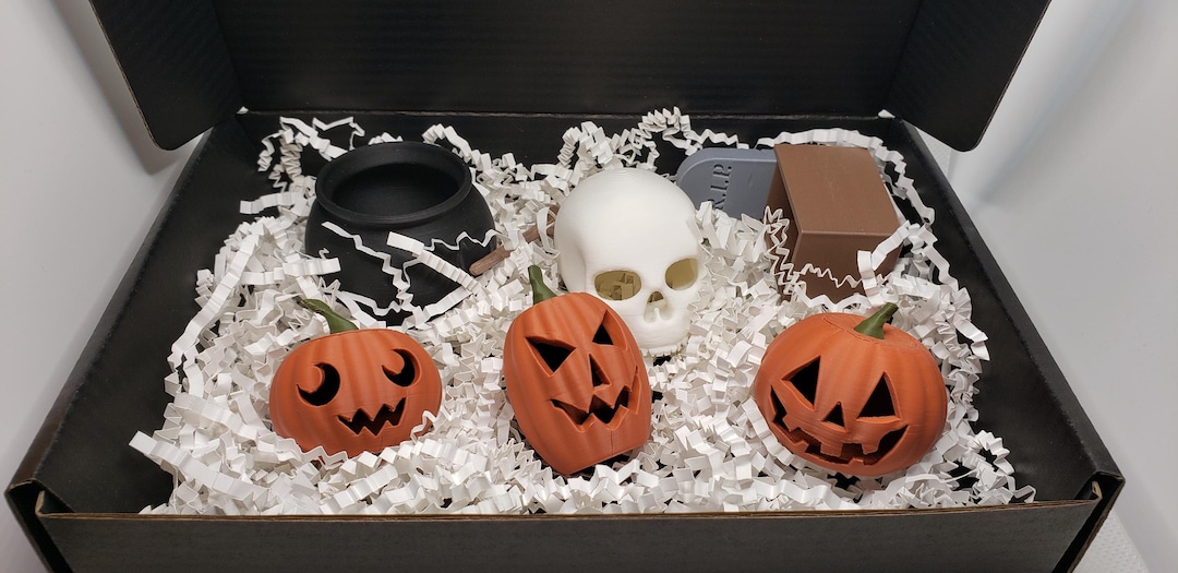 3D Printed Halloween Set - Hide / Feeder for Isopods and Insects ...