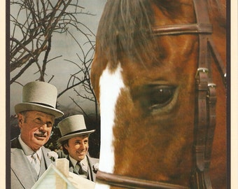 Original Collage Horse Gentlemen