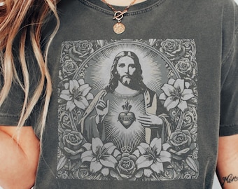 Sacred Heart of Jesus Vintage Shirt