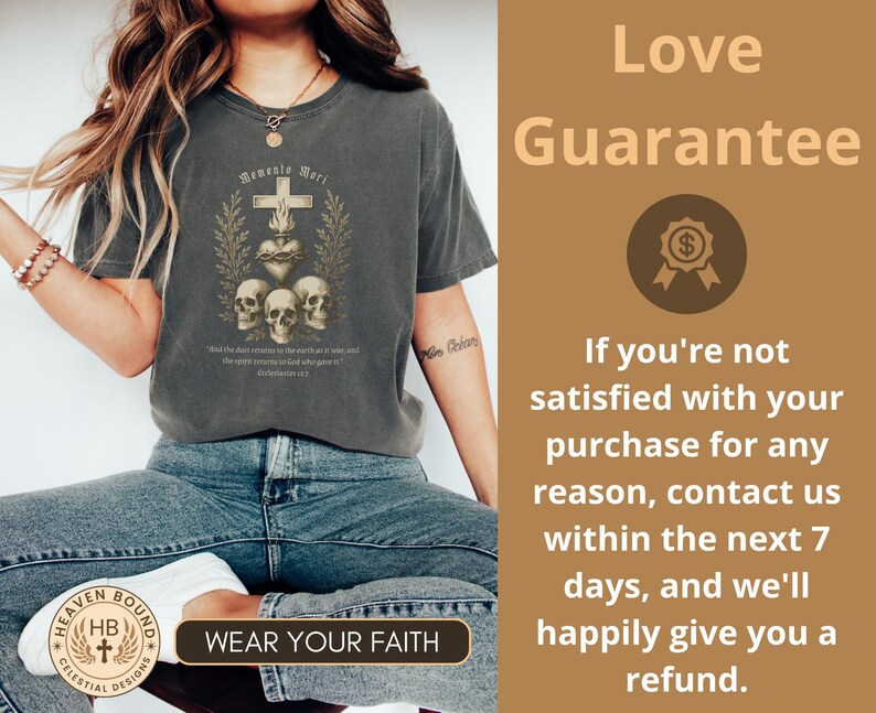 Christian Graphic Tee, Religious Faith Shirt, Bible Verse T-shirt, Spiritual Apparel, Inspirational Clothing, Skull Cross Design