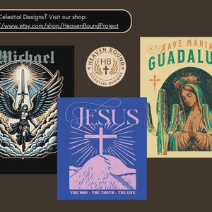 Floral Sacred Heart T-Shirt: Vintage Jesus Graphic Tee image 13