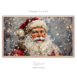 Santa FRAME tv art Christmas, Santa tv art, Frame TV Art, Father Christmas Art for Samsung Frame TV Christmas Art, Digital Download
