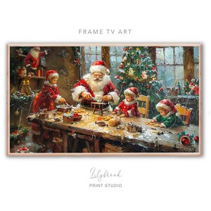 Samsung Frame tv art Christmas tv art, Frame TV Art, Digital Download Christmas Painting for Samsung Frame TV
