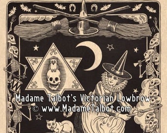 Victorian Witch Poster by Madame Talbot