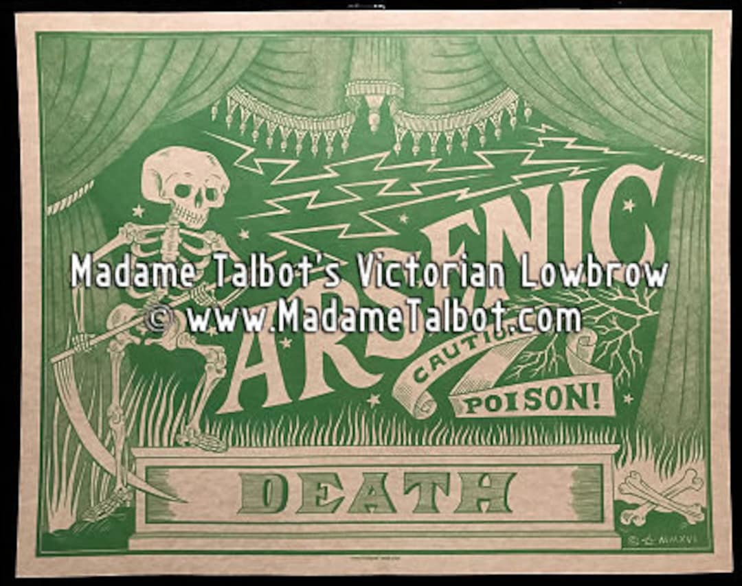 Madame Talbot's Victorian Lowbrow Arsenic Poison Label