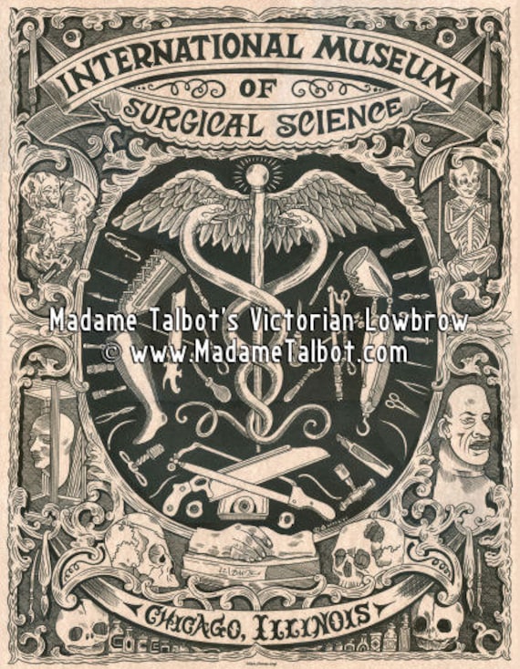 Madame Talbot's International Museum of Surgical Science Poster