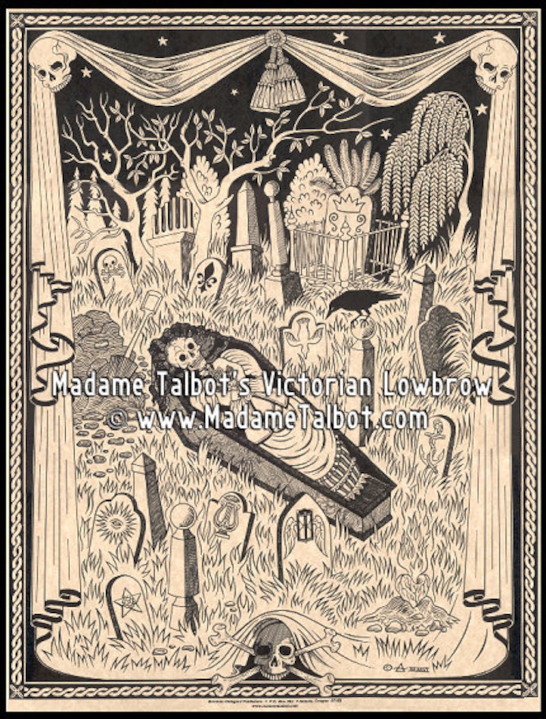 Vampire Garden Mercy Brown Poster Madame Talbot's Victorian