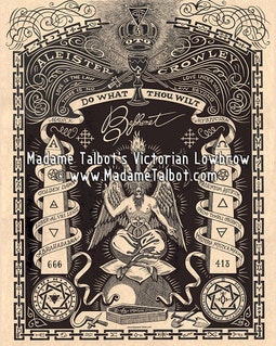 Madame Talbot's Aleister Crowley Baphomet Victorian Lowbrow Occult