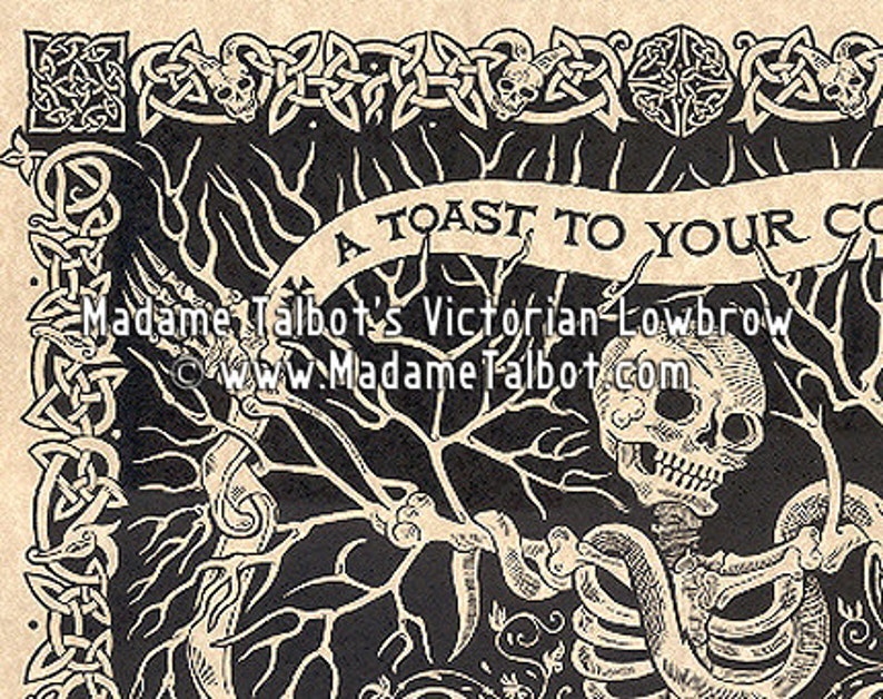 Madame Talbot's Victorian Lowbrow An Irish Toast to Your Coffin Poster image 2