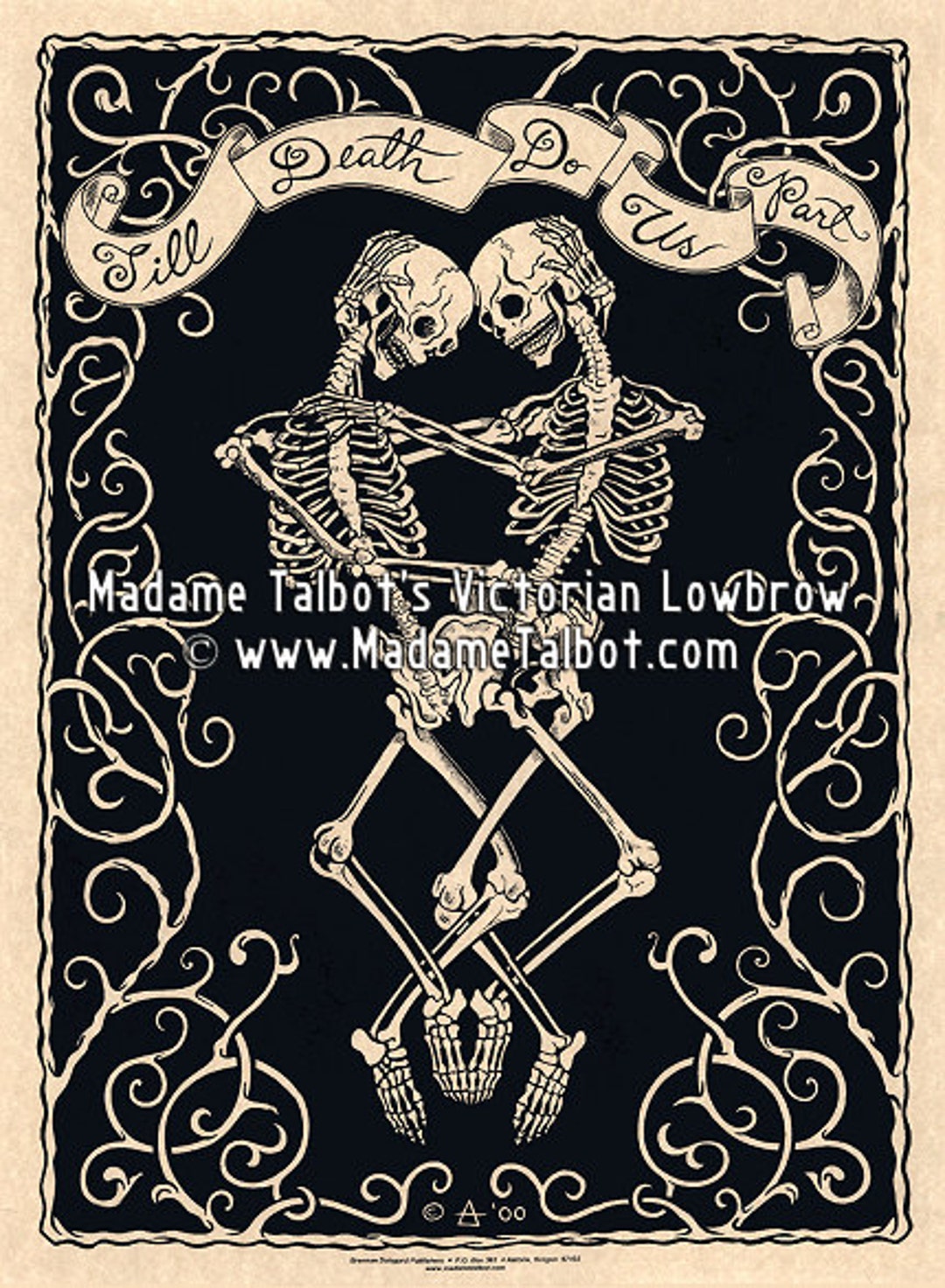 Madame Talbot's Victorian Lowbrow Till Death Do Us Part Skeleton