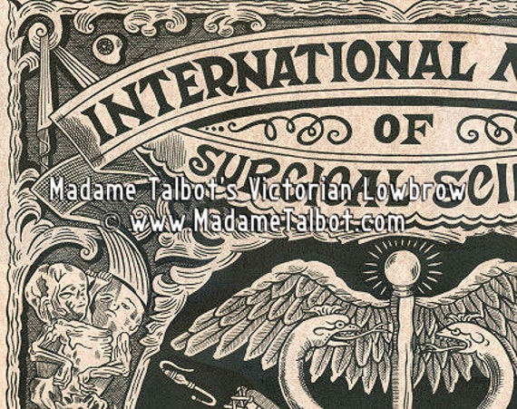 Madame Talbot's International Museum of Surgical Science Poster