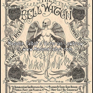 Bell Witch Poster Tennessee Southern Gothic Haunting