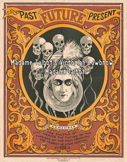 Fortune Teller Poster Madame Talbot's Victorian Lowbrow Great