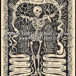 Madame Talbot's Victorian Lowbrow An Irish Toast to Your Coffin Poster