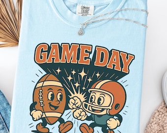 Comfort Colors Fußball Mom Shirt: Spieltag Grafik T-Shirt
