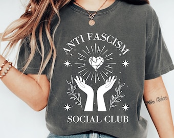 Comfort Colors Anti Fascism Social Club T-Shirt
