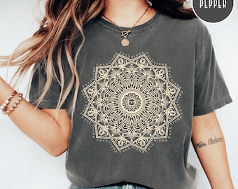 Comfort Colors Mandala T-Shirt: Feminist Resist Tee