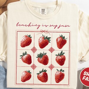 Teaching Is My Jam T-Shirt: Comfort Colors Teacher Appreciation Tee