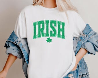 Comfort Colors® Vintage Irish T-shirt, St Patricks Day T-shirt, Women Saint Patricks Day Shirt, Saint Patricks Day Gift, St Patricks Day Tee