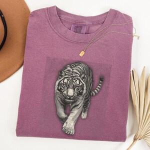 Maglietta Comfort Colors Tiger: maglietta grafica retrò anni '90 immagine 6