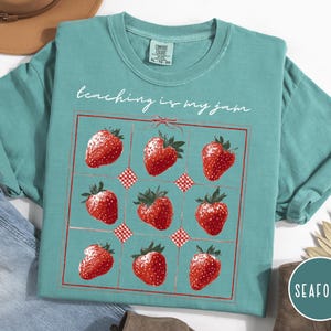 Koszulka „Nauczanie to moja pasja”: Koszulka z podziękowaniami dla nauczyciela w kolorach komfortu