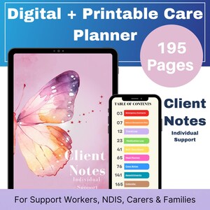 Digital vårdplanerare: NDIS-stödarbetarloggar, vårdgivares spårning och medicinsk journal