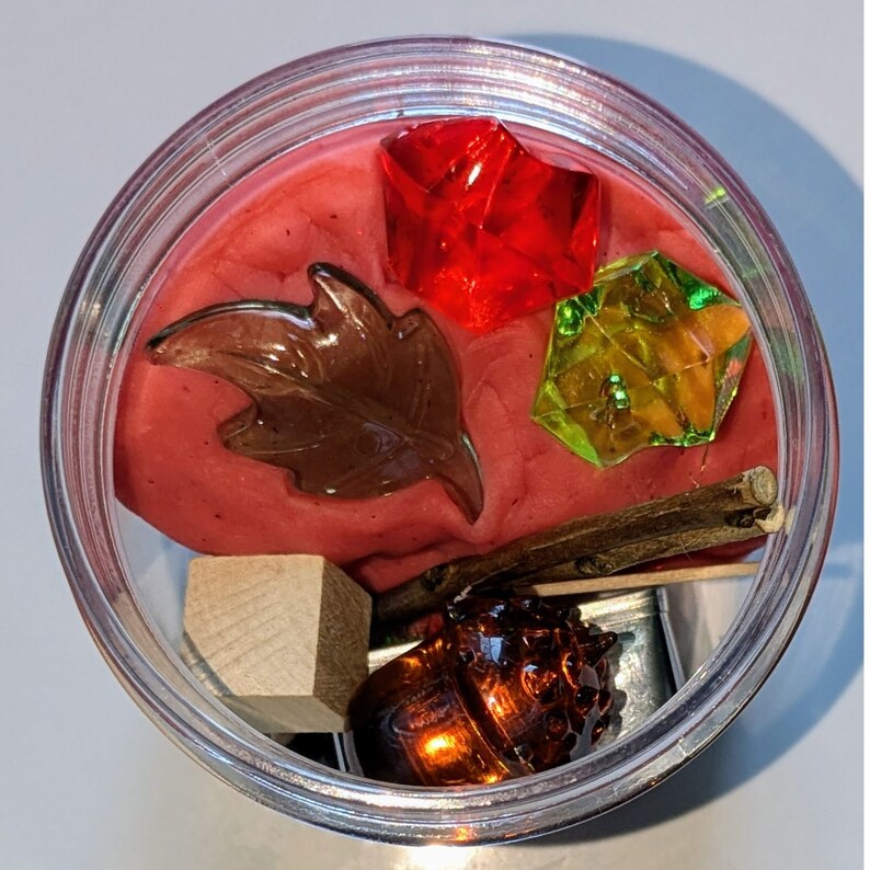 Apple Mini Playdough Kit Natural Ingredients Made to Order Playdough