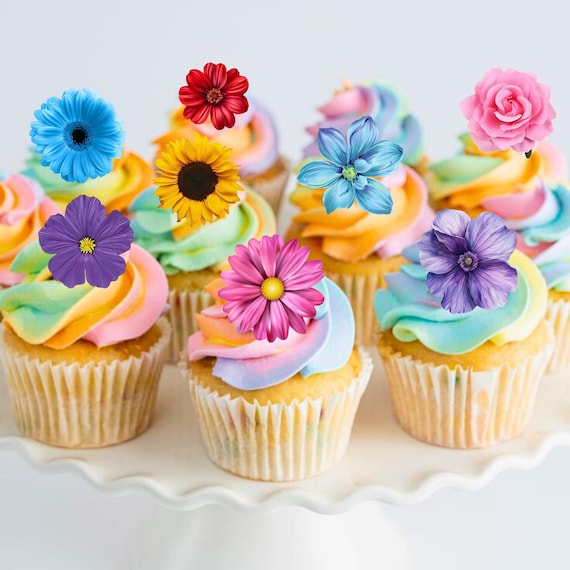 Edible Daisy Flower Cake Decorations GCP Jamine Filler Spray