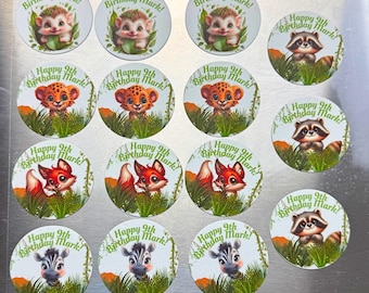 Personalized Edible Logo Stickers for Cakes, Cookies & Cupcakes - Custom Sugar Paper Decorations