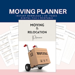 Simplify Your Move: Comprehensive Moving Planner to keep you Organized for a Seamless Move