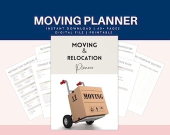 Simplify Your Move: Comprehensive Moving Planner to keep you Organized for a Seamless Move