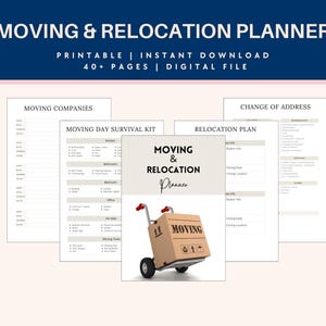 Simplify Your Move: Comprehensive Moving Planner to keep you Organized for a Seamless Move