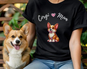 Corgi Mom  Unisex Jersey Short Sleeve Tee   Our little-legged fur babies!