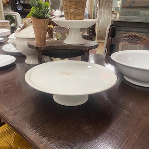One Petrus Regouta & Co Ironstone Cake stand French Pastry Shop  #140