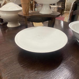 One French Unmarked Ironstone Cake stand Pastry Stand #152
