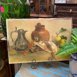 Signed J Henry Fruit Still Life Oil Painting French Painting #196