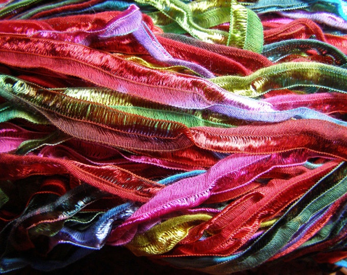 Mardi Gras Color Combo Giotto Ribbon Style Yarn Etsy