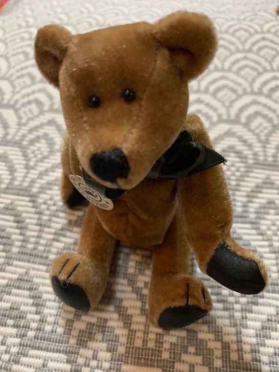 T Frasier Tan Bear Wuzzie T F Wuzzies Collection Vintage Boyd\u2019s Bear /& Friends Ornament Style 595903