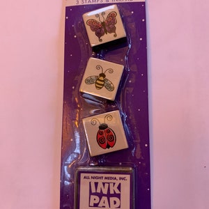 Doodle Bugs All Night Media set van 3 rubberen schuim stempel set - #6116C