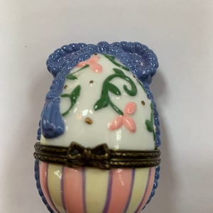 Easter Egg PHB from Midwest of Cannon Falls - Porcelain Hinged Box - new, never used
