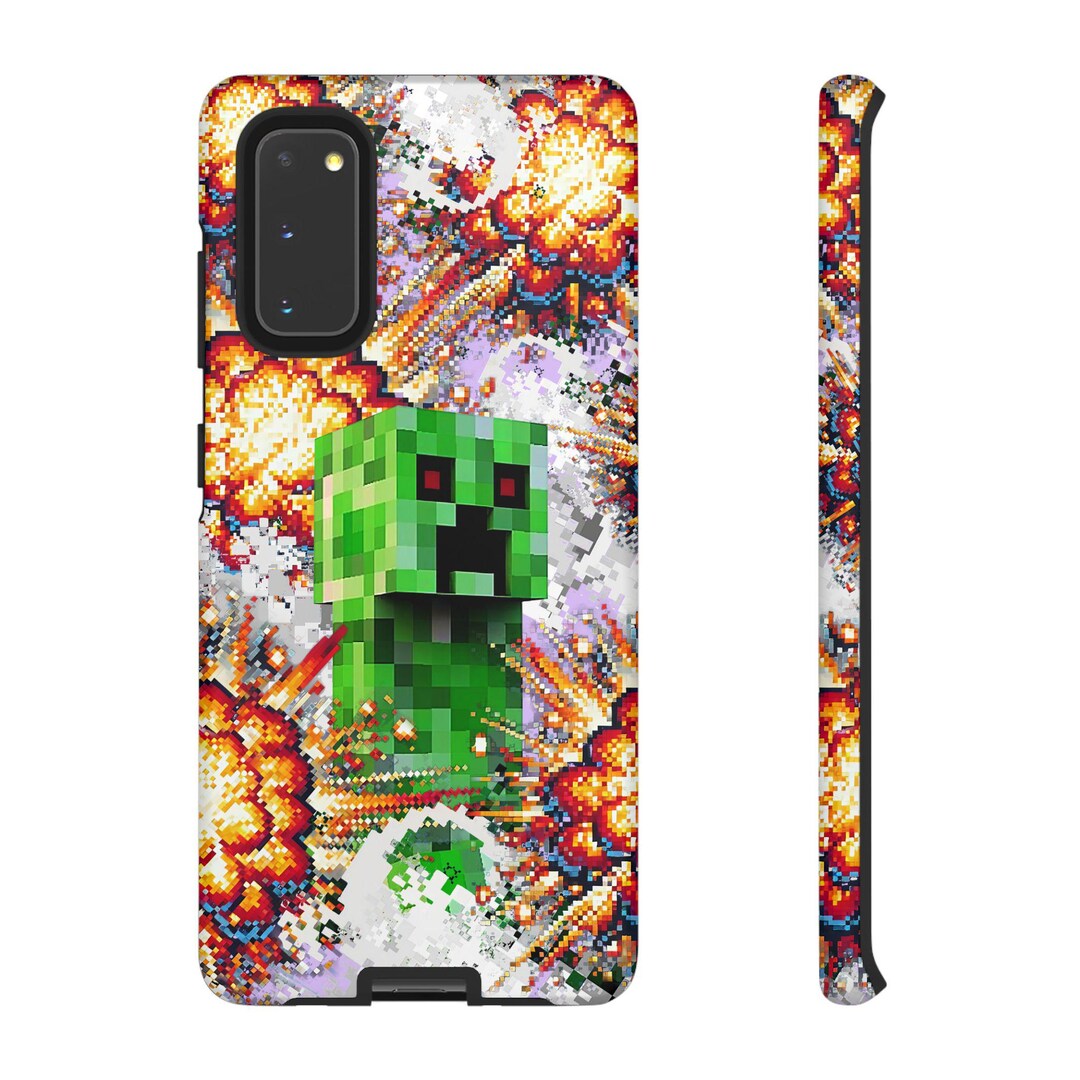 Minecraft Creeper Samsung Galaxy & Google Pixel Case Explosive Creeper ...
