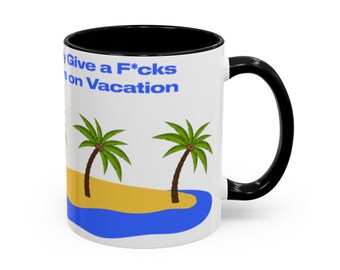 La mia tazza da caffè con accenti "Diamoci dentro siamo in vacanza" (11, 15 oz)