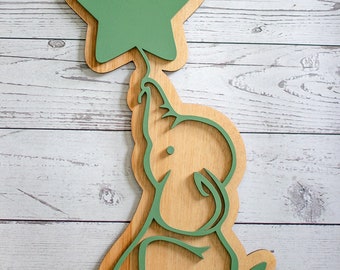 Baby Milestone Card Personalized Gift Baby Shower Mom Baby Monthly Milestones Marker Wooden 3D Newborn Gift Newborn Photo Milestone Marker