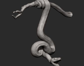 Píton-verde-arborícola - Defensiva