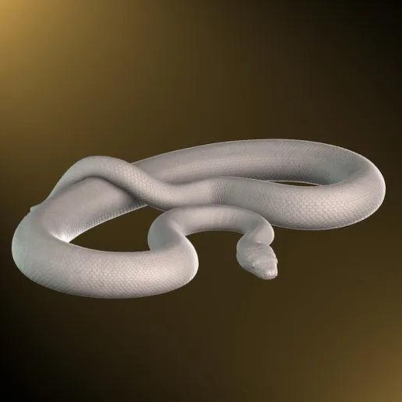 Childrens python 3D printed statue - pose 1 image 1