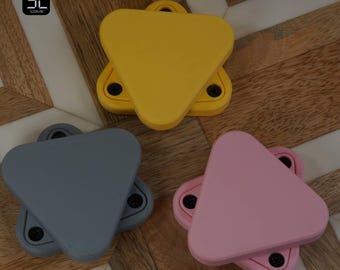 Triangle Clicker Slider, Tension Series. Haptic Sensory Toy